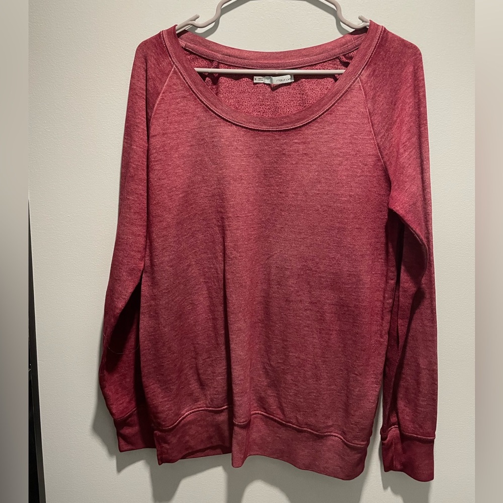 Maurices Red Long Sleeve Top - Size S
